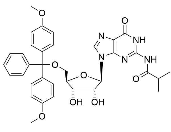 5'-O-(4,4'-二甲氧基三苯甲基)-N2-異丁?；?2'-鳥苷